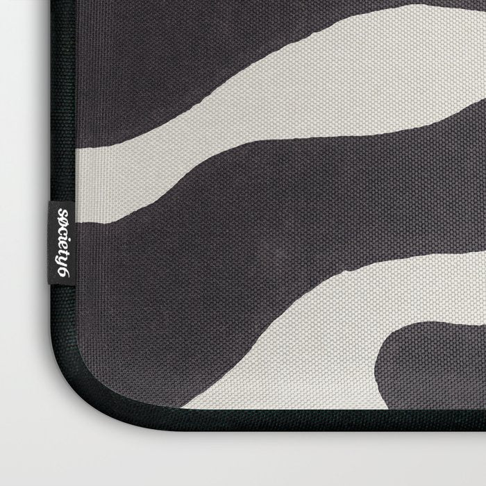 One Hundred-Leaved Plant #21 / Lino Print Laptop Sleeve Gallery Image 3