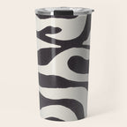 One Hundred-Leaved Plant #21 / Lino Print Travel Mug Gallery Image 1