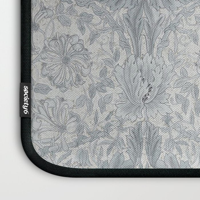 William Morris Honeysuckle & Tulip Cloud Grey Laptop Sleeve Gallery Image 3