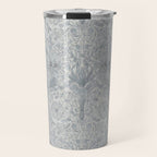 William Morris Honeysuckle & Tulip Cloud Grey Travel Mug Gallery Image 1