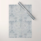 William Morris Honeysuckle & Tulip Cloud Grey Wrapping Paper Gallery Image 1