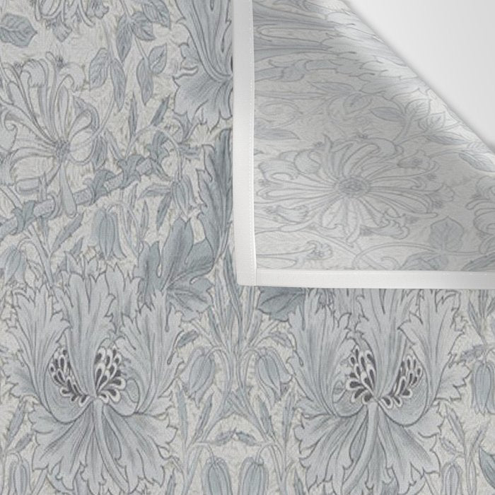 William Morris Honeysuckle & Tulip Cloud Grey Wall Tapestry Gallery Image 3