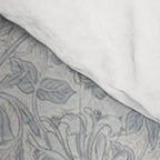 William Morris Honeysuckle & Tulip Cloud Grey Comforter Gallery Image 4