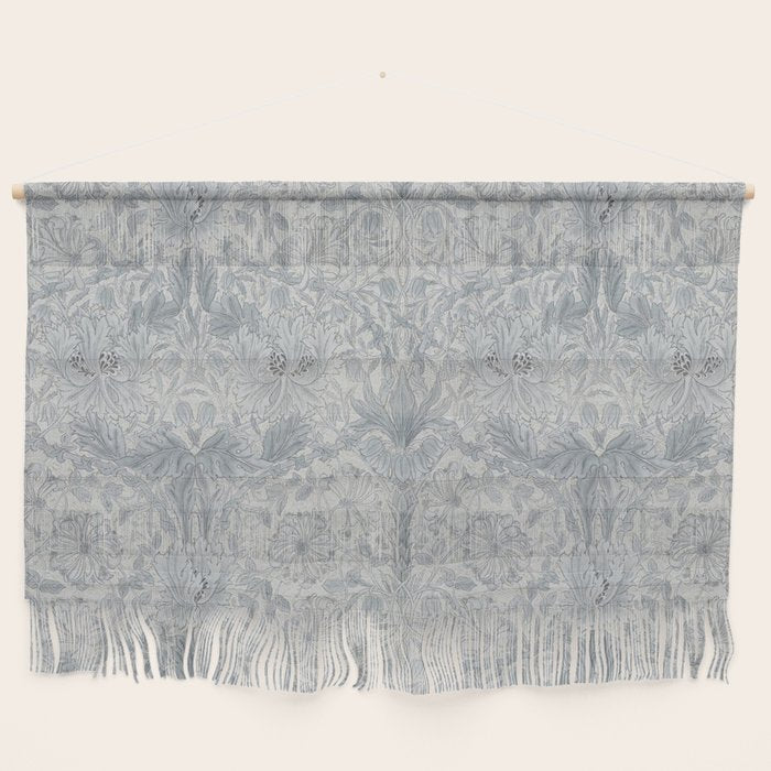William Morris Honeysuckle & Tulip Cloud Grey Wall Hanging Gallery Image 1