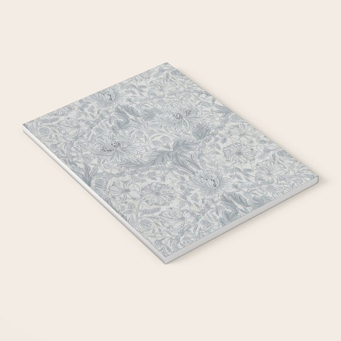 William Morris Honeysuckle & Tulip Cloud Grey Notebook Gallery Image 3