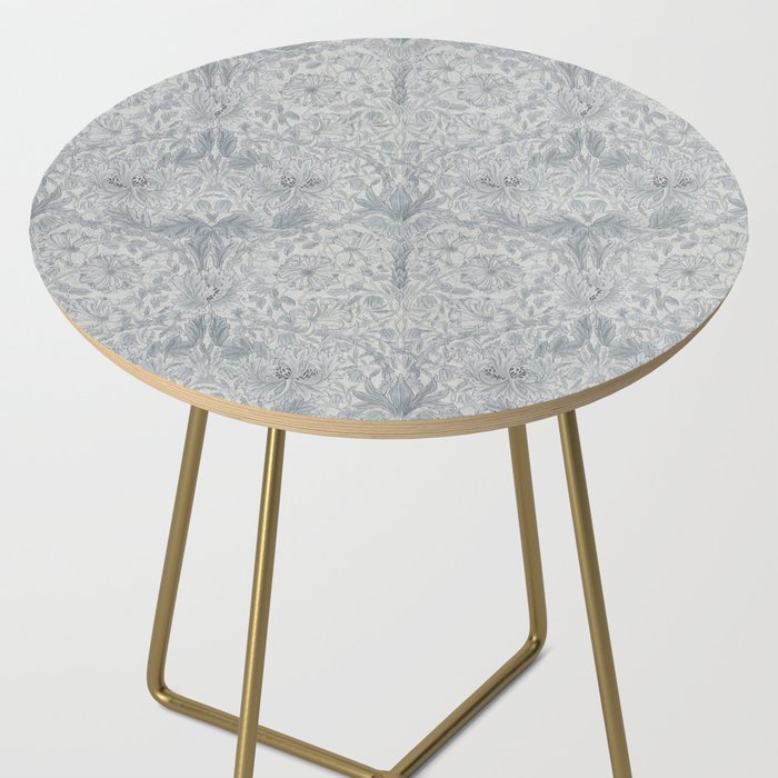 William Morris Honeysuckle & Tulip Cloud Grey Side Table Gallery Image 2