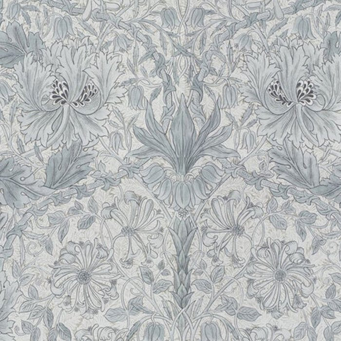 William Morris Honeysuckle & Tulip Cloud Grey Coffee Mug Gallery Image 2