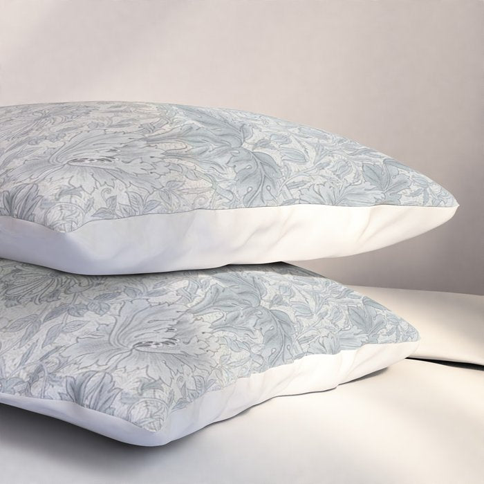 William Morris Honeysuckle & Tulip Cloud Grey Pillow Sham Gallery Image 3