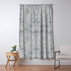 William Morris Honeysuckle & Tulip Cloud Grey Window Curtain Gallery Image 5