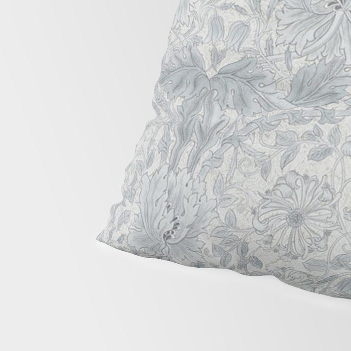 William Morris Honeysuckle & Tulip Cloud Grey Pillow Sham Gallery Image 4