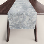 William Morris Honeysuckle & Tulip Cloud Grey Table Runner Gallery Image 1