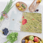 Wildflower Field | Poppy Flower in a Garden in Holland Art Print | Floral Summer Photography Cutting Board Gallery Image 2