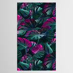 Tropical Monstera Leaf Garden Tablecloth Gallery Image 2