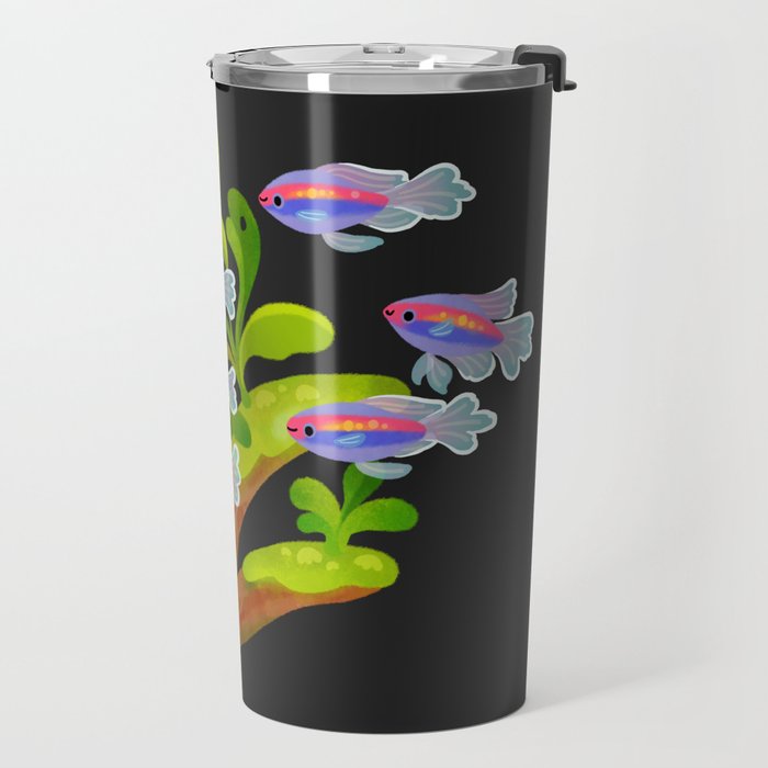 Freshwater fish and plants 1 Travel Mug Gallery Image 2