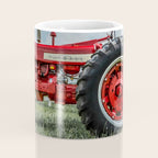 Vintage IH Farmall 450 Side View Red Tractor Coffee Mug Gallery Image 4
