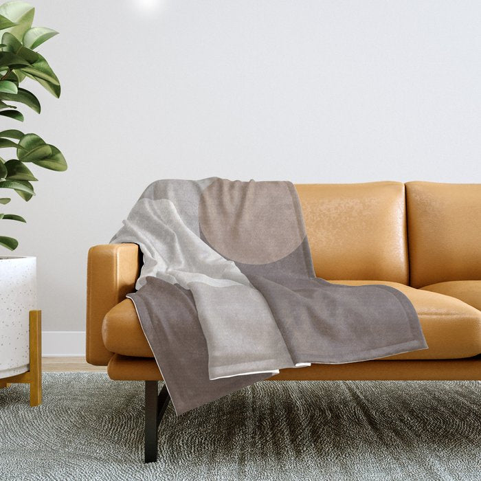abstract minimal #3 Throw Blanket Gallery Image 1