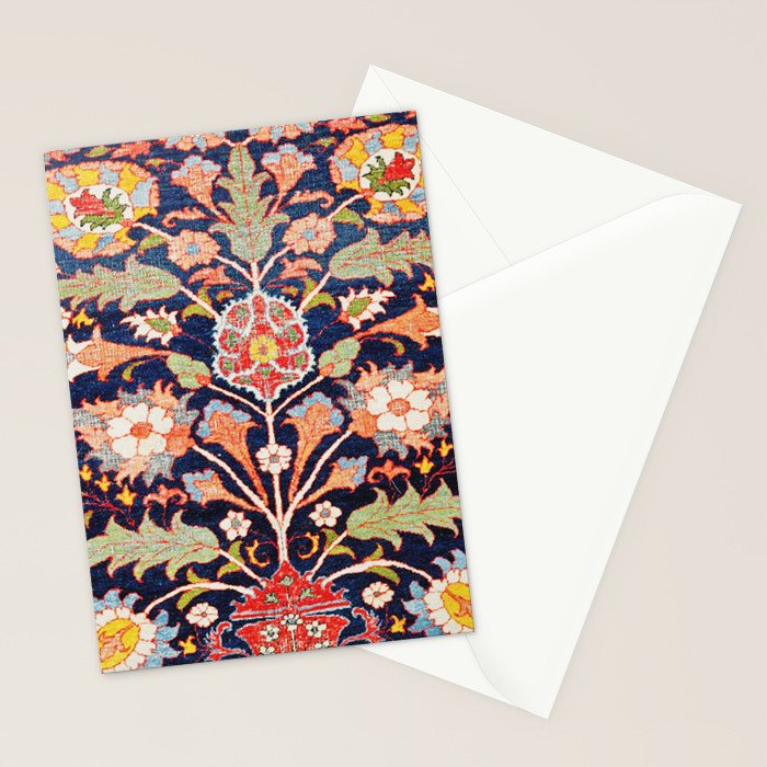 Iraqi Antique Kurdish Rug Print Stationery Card Gallery Image 2