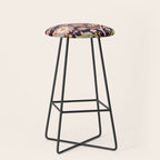 Iraqi Antique Kurdish Rug Print Stool Gallery Image 1