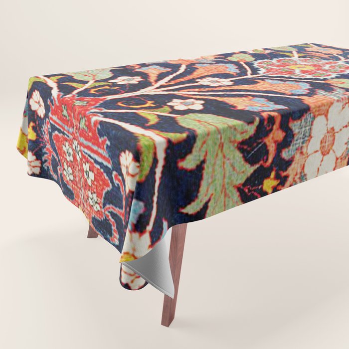 Iraqi Antique Kurdish Rug Print Tablecloth Gallery Image 1