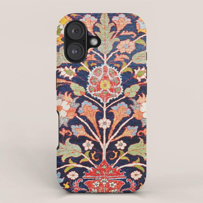 Iraqi Antique Kurdish Rug Print iPhone Case Gallery Image 1