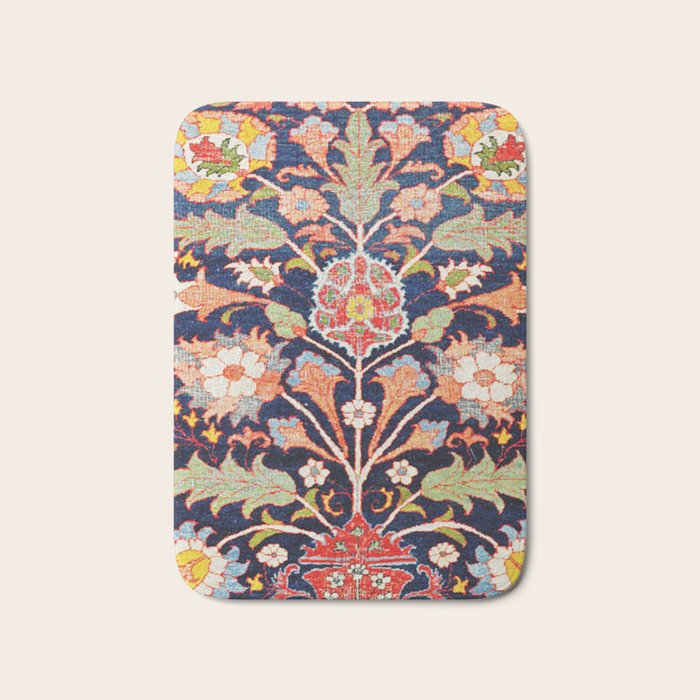 Iraqi Antique Kurdish Rug Print Bath Mat Gallery Image 1