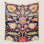Iraqi Antique Kurdish Rug Print Wall Tapestry Gallery Image 4