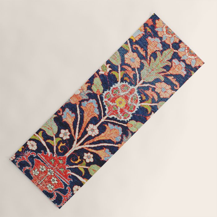 Iraqi Antique Kurdish Rug Print Yoga Mat Gallery Image 1
