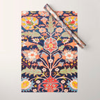 Iraqi Antique Kurdish Rug Print Wrapping Paper Gallery Image 1