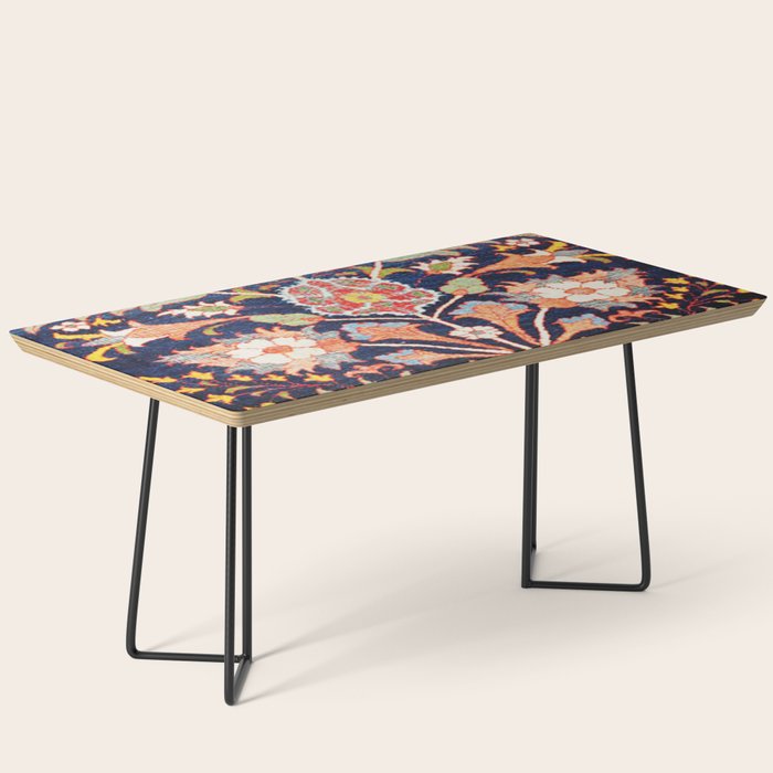 Iraqi Antique Kurdish Rug Print Coffee Table Gallery Image 1