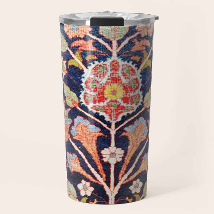 Iraqi Antique Kurdish Rug Print Travel Mug Gallery Image 1