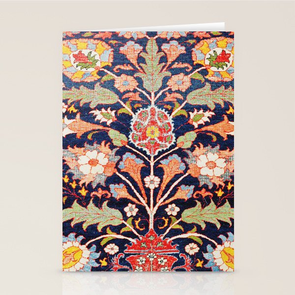Iraqi Antique Kurdish Rug Print Stationery Card Gallery Image 1