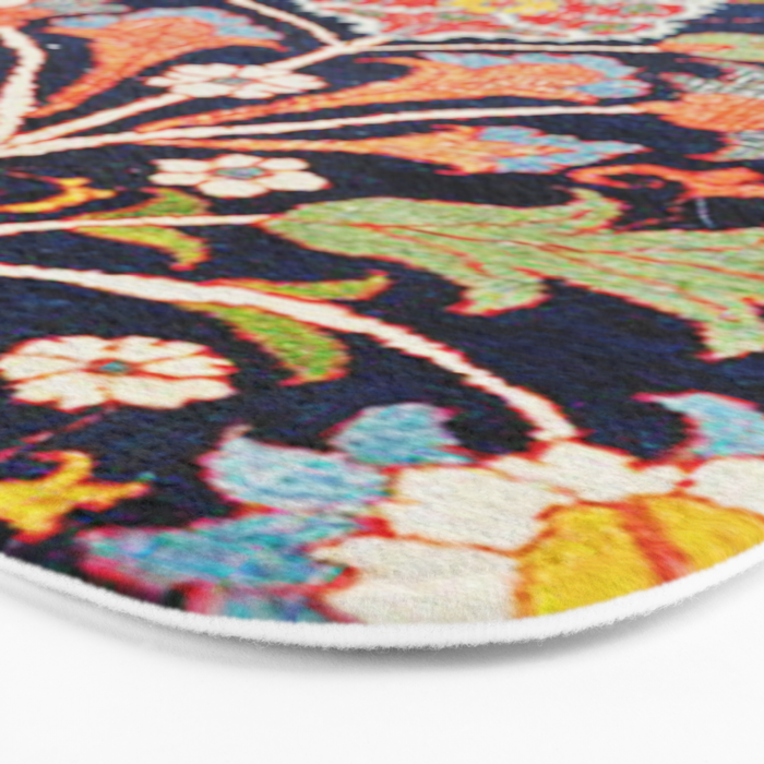 Iraqi Antique Kurdish Rug Print Bath Mat Gallery Image 3