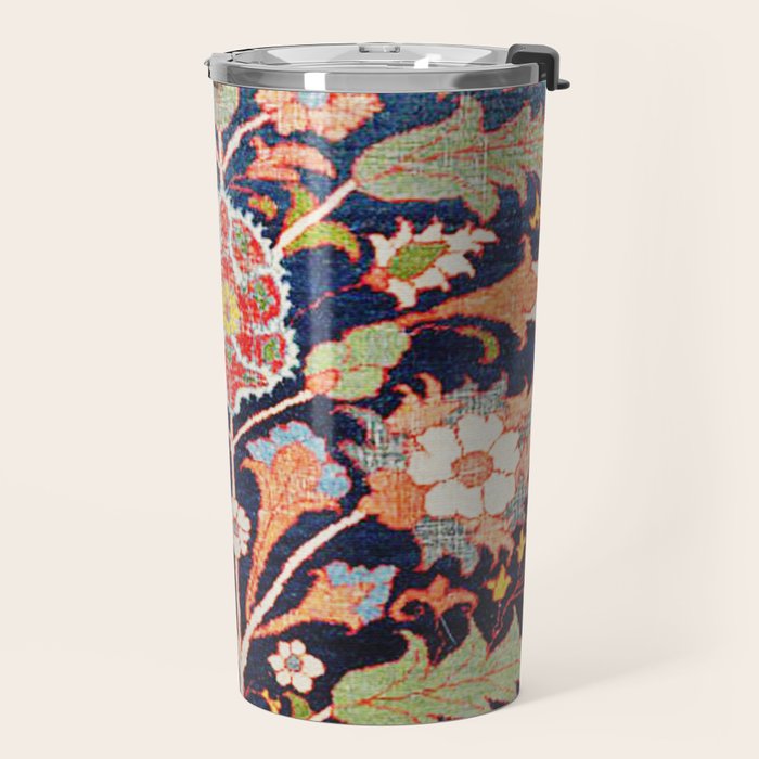 Iraqi Antique Kurdish Rug Print Travel Mug Gallery Image 2