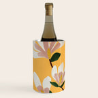 Golden Magnolia Blooms Wine Chiller Gallery Image 1