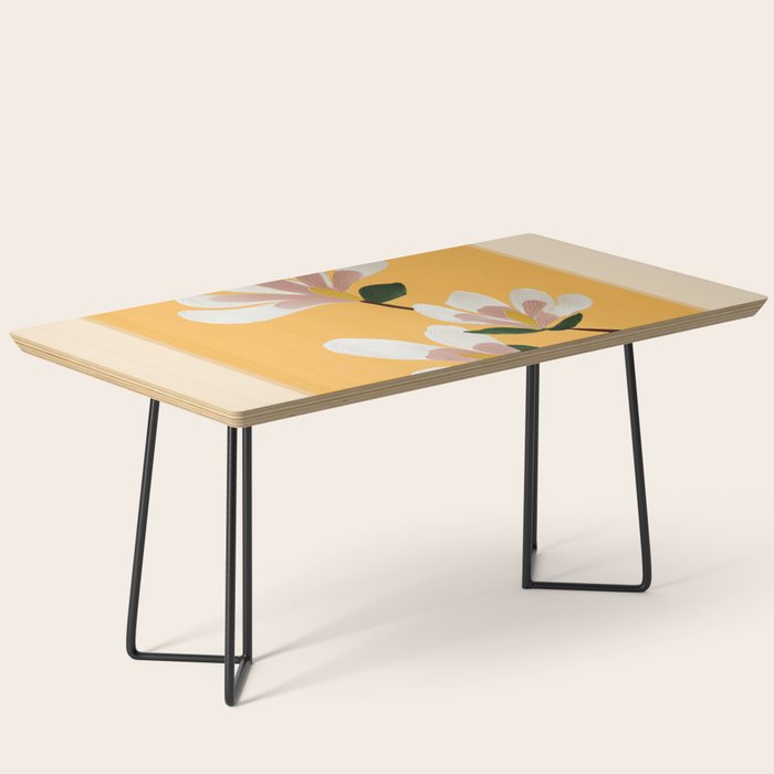 Golden Magnolia Blooms Coffee Table Gallery Image 1