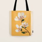 Golden Magnolia Blooms Tote Bag Gallery Image 1