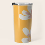 Golden Magnolia Blooms Travel Mug Gallery Image 3