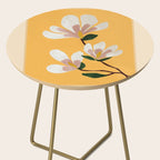 Golden Magnolia Blooms Side Table Gallery Image 2
