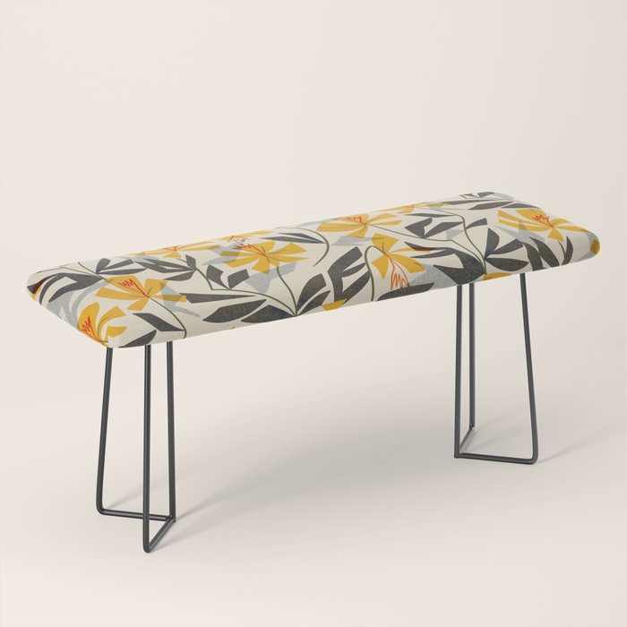Wild Yellow Lilies Bench Gallery Image 1
