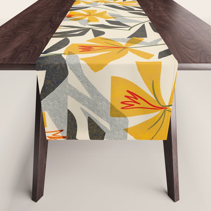 Wild Yellow Lilies Table Runner Gallery Image 1
