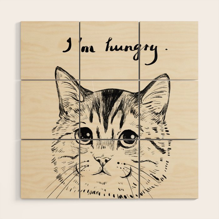 I'm hungry Wood Wall Art Gallery Image 1