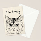 I'm hungry Stationery Card Gallery Image 2