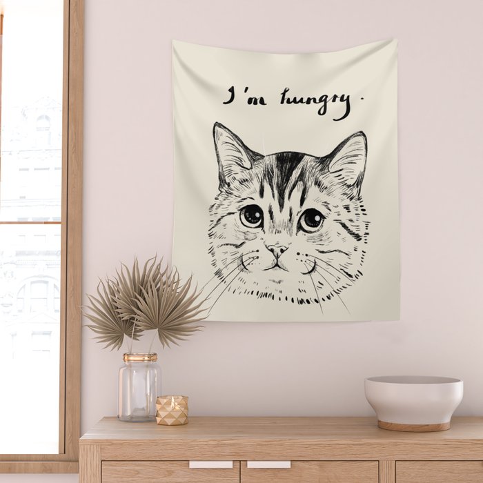 I'm hungry Wall Tapestry Gallery Image 2