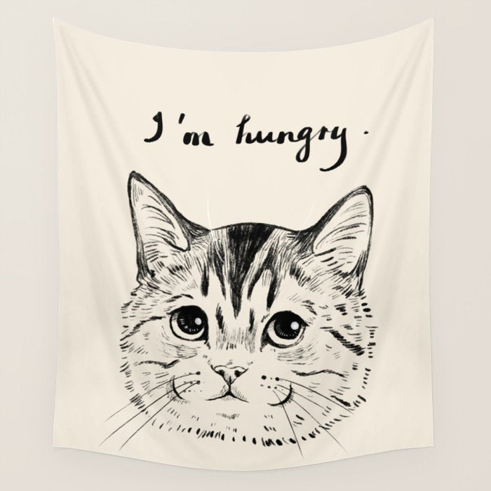 I'm hungry Wall Tapestry Gallery Image 4