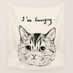 I'm hungry Wall Tapestry Gallery Image 4