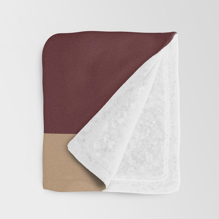 Contemporary Color Block XII Throw Blanket Gallery Image 3