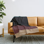 Contemporary Color Block XII Throw Blanket Gallery Image 1