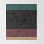 Contemporary Color Block XII Throw Blanket Gallery Image 2
