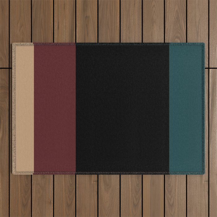 Contemporary Color Block XII Outdoor Rug Gallery Image 1