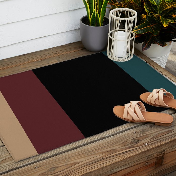 Contemporary Color Block XII Outdoor Rug Gallery Image 2